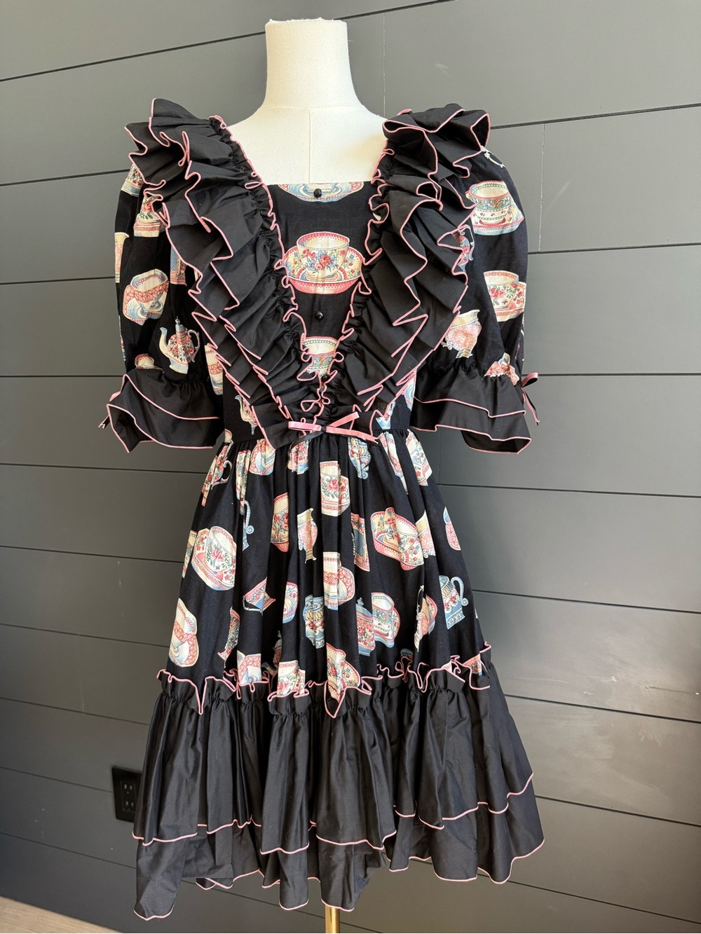 Vintage 70-80’s Call it Fancy Square Dance Dress Festival Western Cottagecore